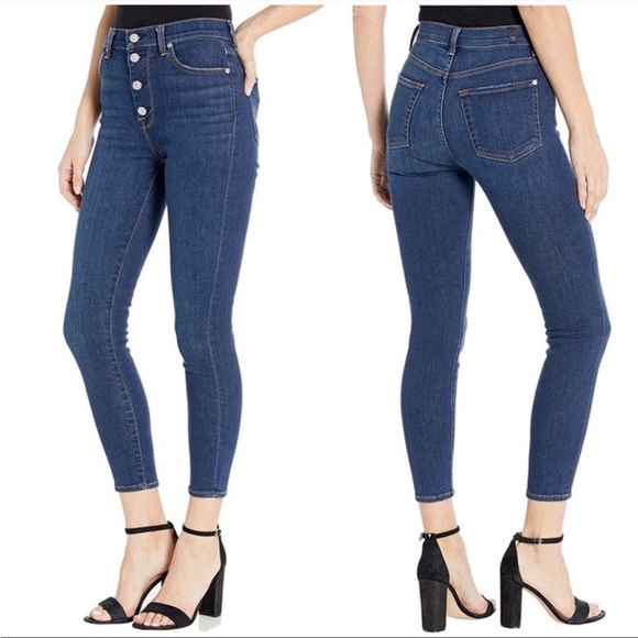 NWT 7 for All Mankind High Waist Skinny Jean - Picture 1 of 7